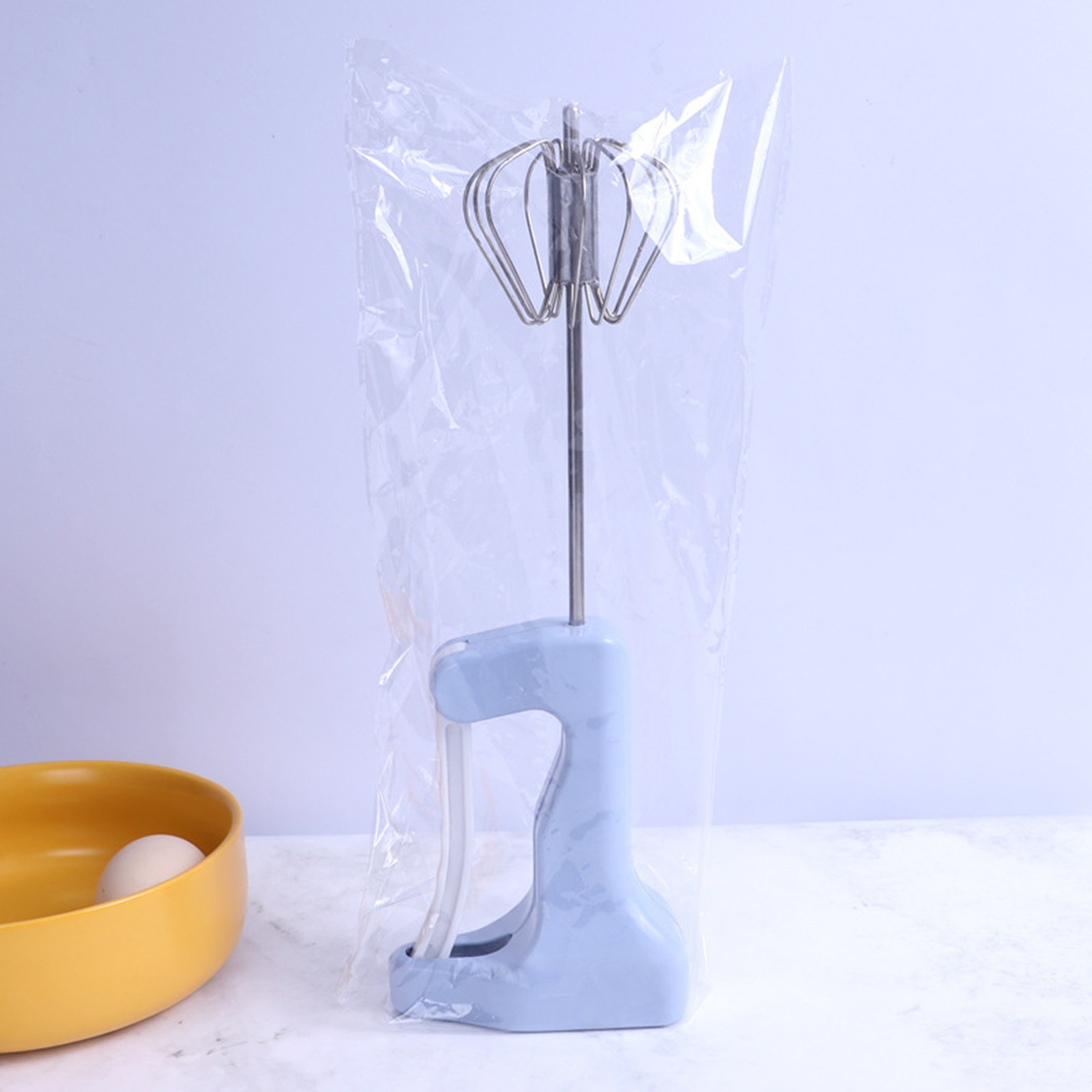 Uklsqma Blenders Stainless Steel Semi-Automatic Blenders Hand Push Blenders Blenders Kitchen Gadgets For Mixing Beating And Stirring, Home Essentials, Clearance, Blue